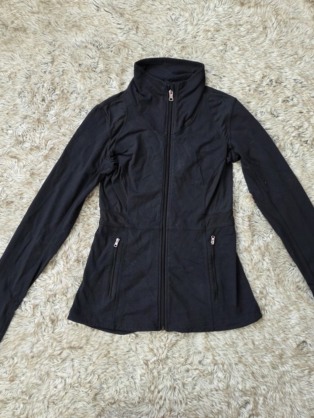 Calia By Carrie Underwood Women’s Black Zip-Front Jacket Women's Size Small